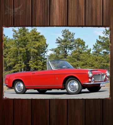 Металлическая табличка Fiat 1200 Cabriolet